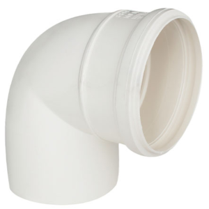 COTOVELO – ESGOTO – 75 x 90 – BRANCO – PLASTILIT