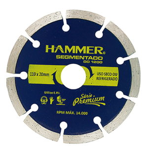 DISCO DIAMANTADO – SEGMENTADO – HAMMER