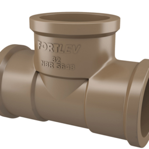 TEE – 3/4″ – 25mm – MARROM – FORTLEV